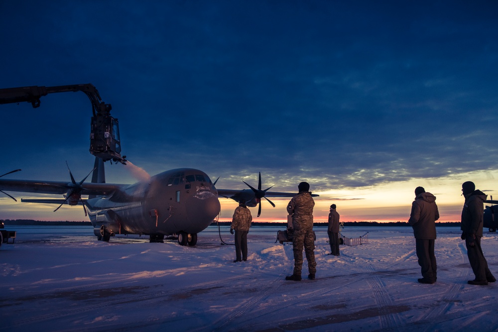 Royal Danish Air Force prepares for Michigan takeoff