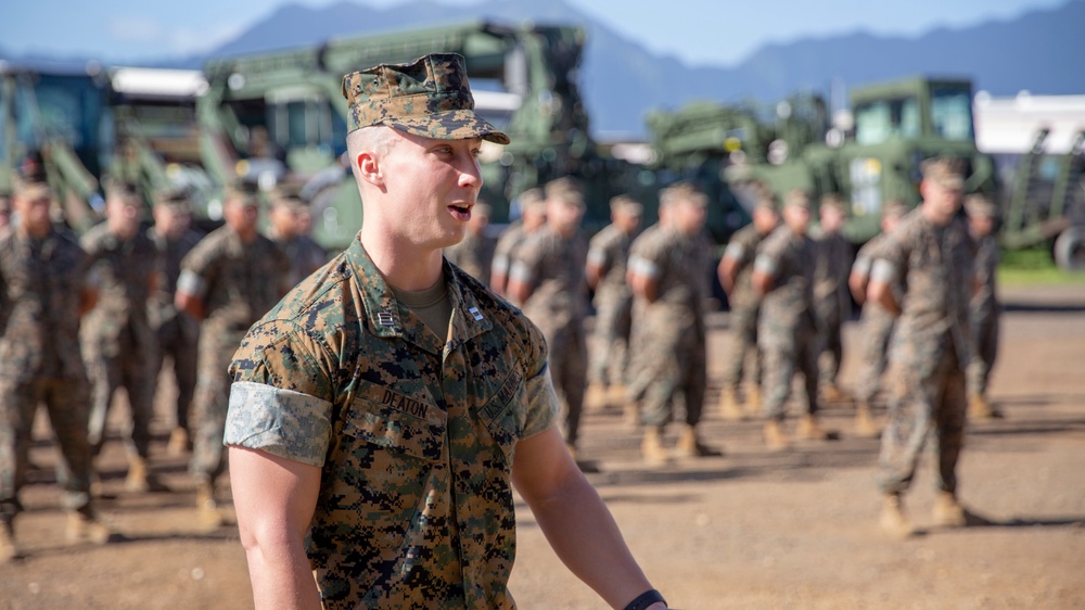 CLB-3 Engineer Service Company Change of Command