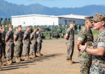 CLB-3 Engineer Service Company Change of Command