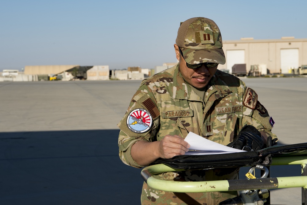 Dvids Images A Us Air Force Kc 135 Aircrew Assigned To The 28th Expeditionary Air 