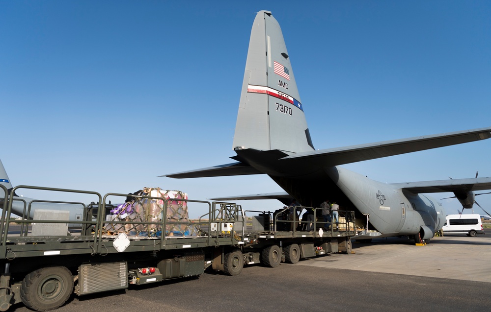 75th EAS delivers supplies to outpost in Kenya