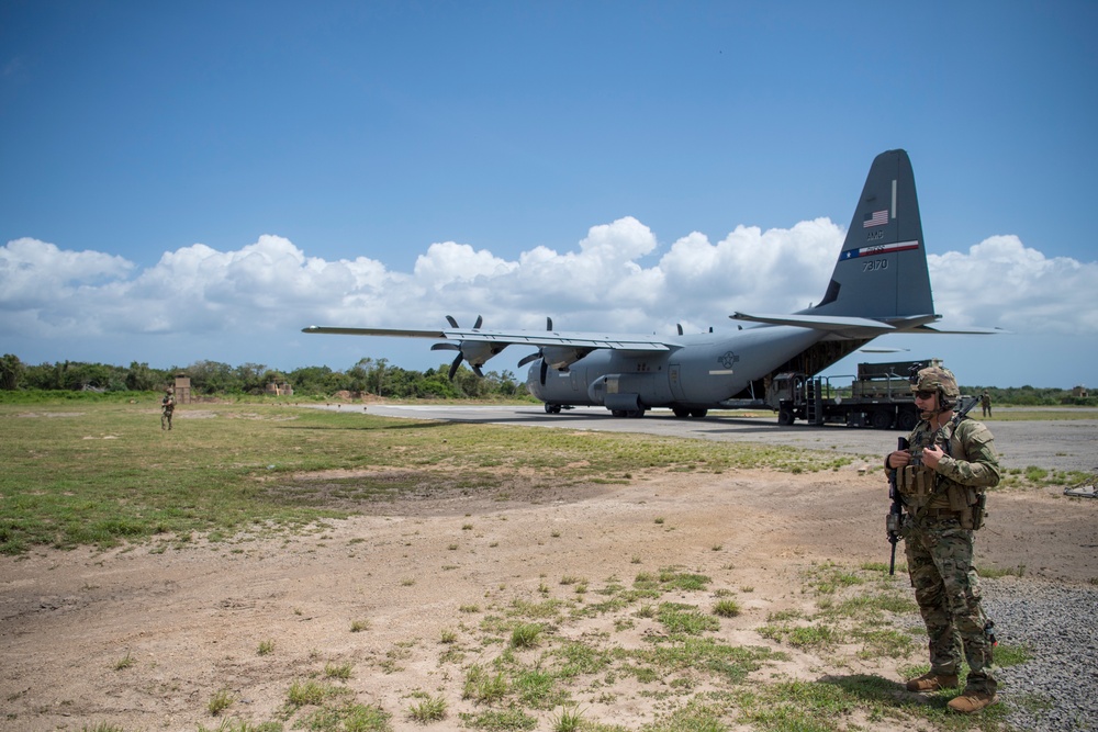 75th EAS delivers supplies to outpost in Kenya