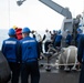 Line handlers at small boat operations