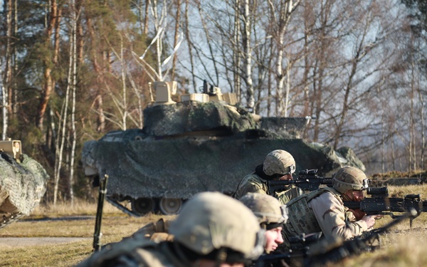 Soldiers on the line