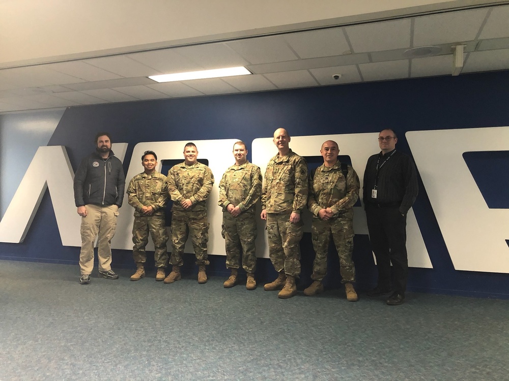 Homeland Response Force learns about weather forecasting from NOAA