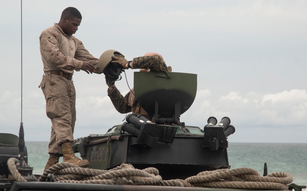 Iron Fist 2020: 3rd Assault Amphibian Battalion practices section-level beach landings
