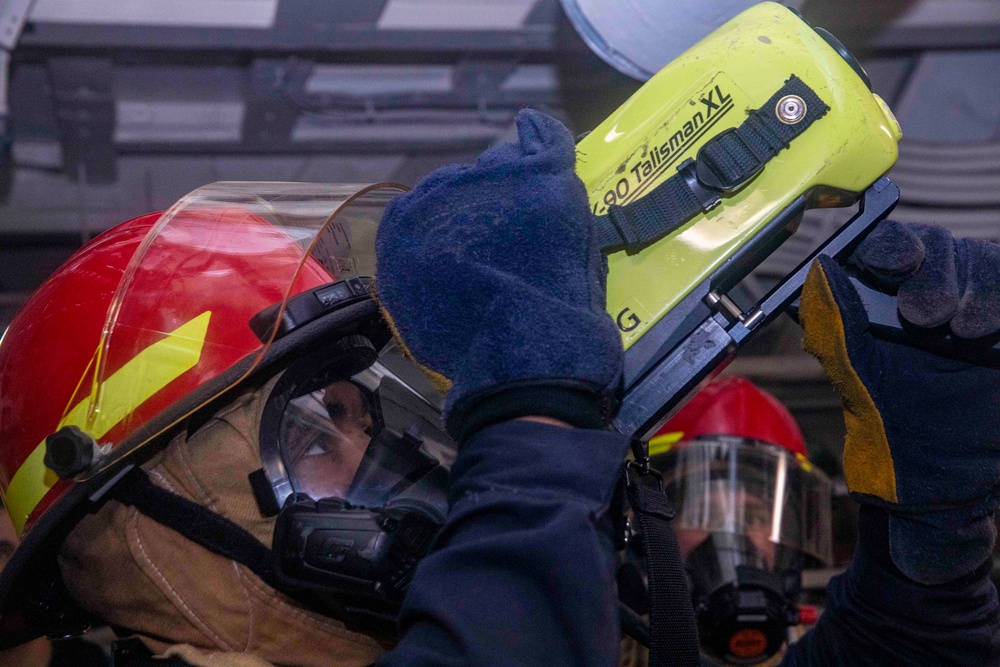 Sailor looks for simulated hotspot