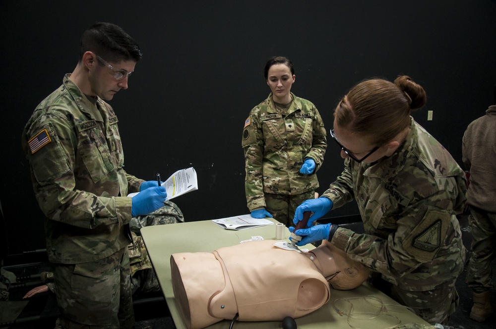 Medics Re-certify skills at CMT Course