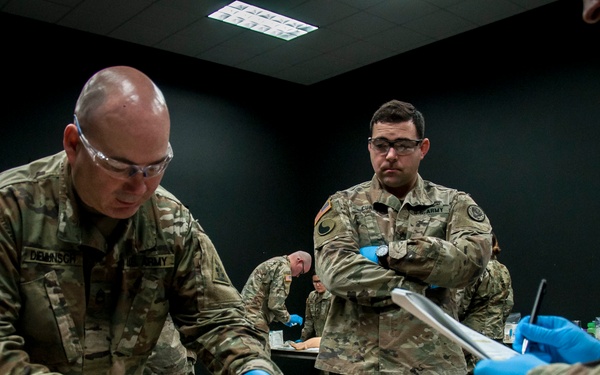 Medics Re-certify skills at CMT Course