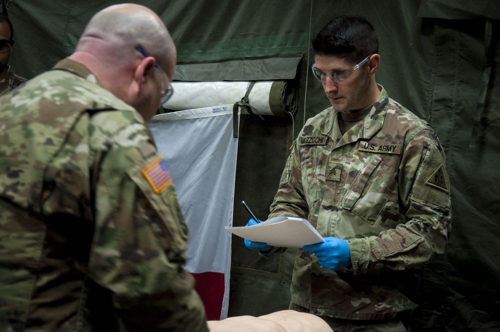 Medics Re-certify skills at CMT Course