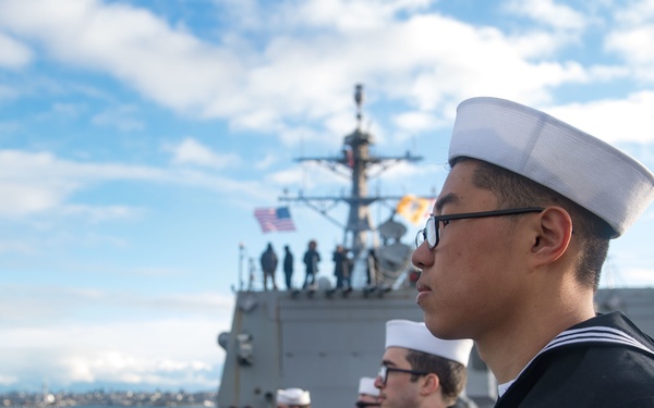 USS Gridley Returns from Deployment
