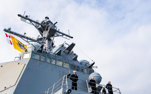 USS Gridley Returns from Deployment