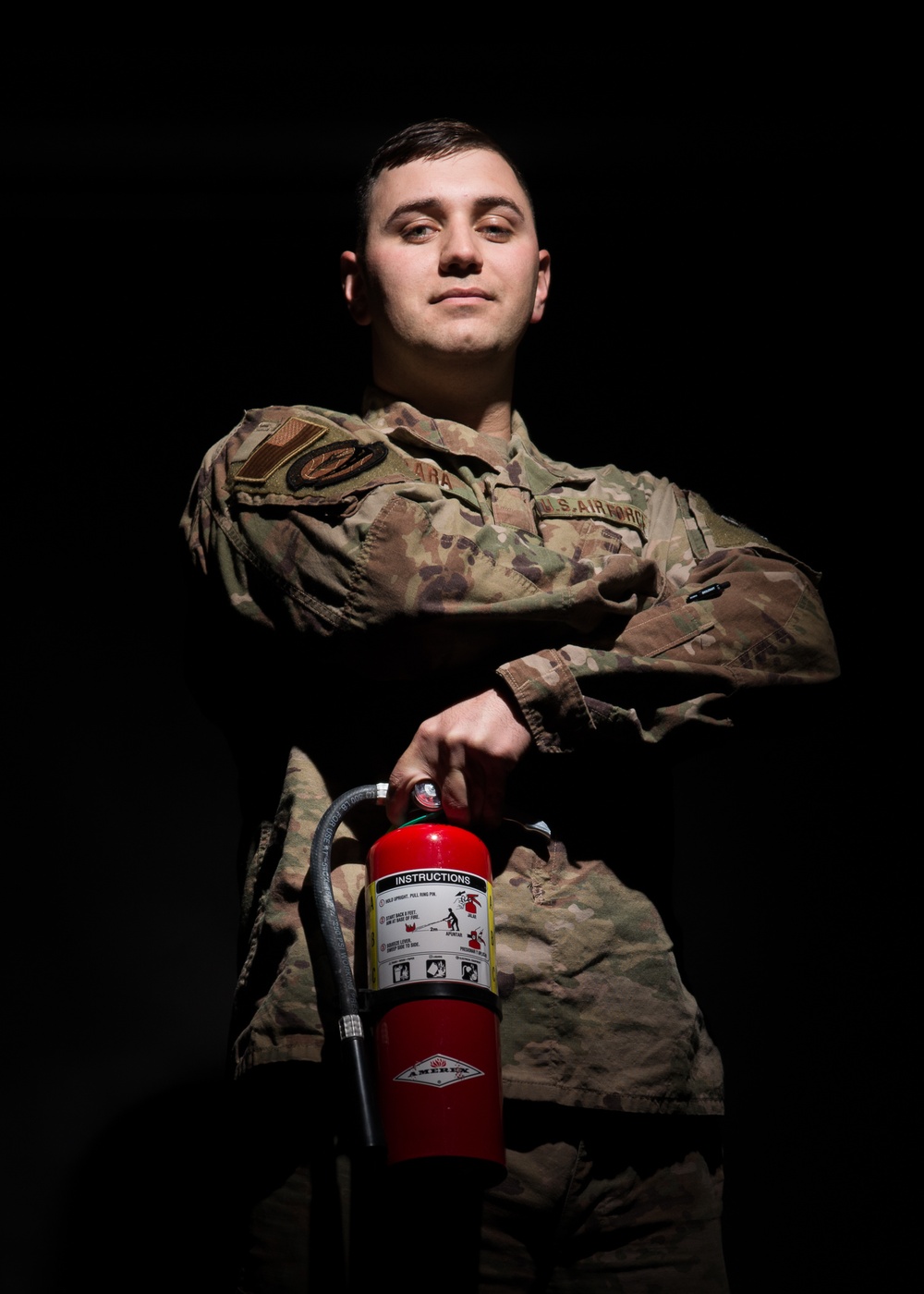 Airman extinguishes Friday the 13th bad luck, saves lives