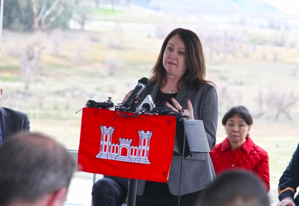 Folsom Dam Raise Project groundbreaking ceremony