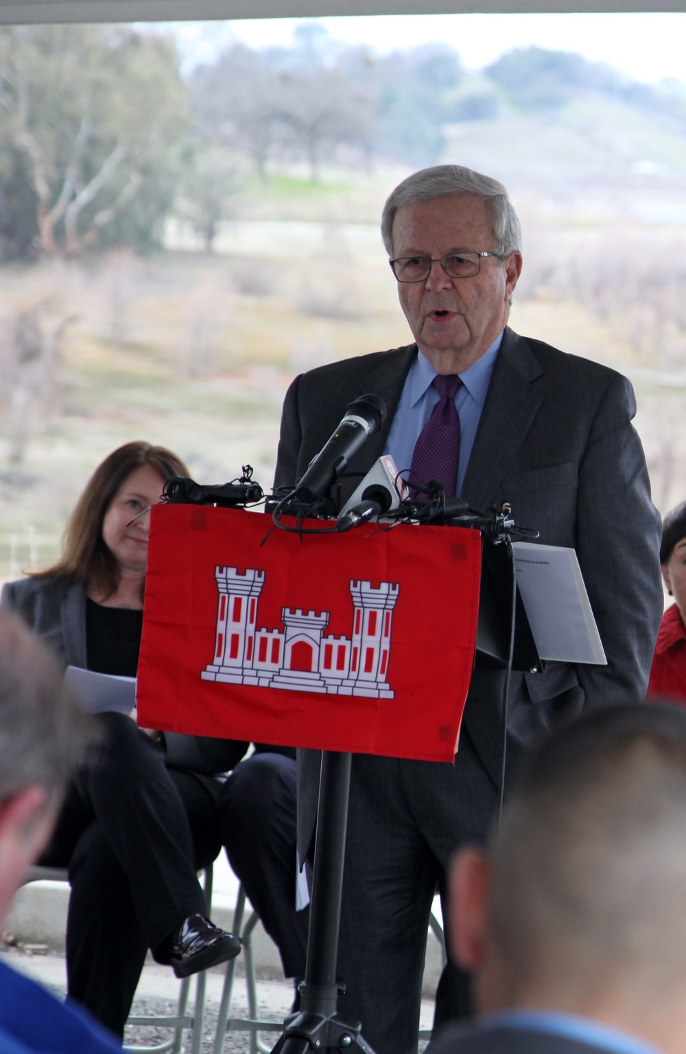 Folsom Dam Raise Project groundbreaking ceremony