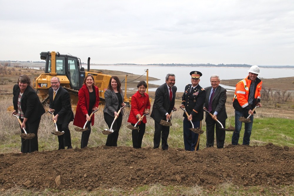 Folsom Dam Raise Project groundbreaking ceremony