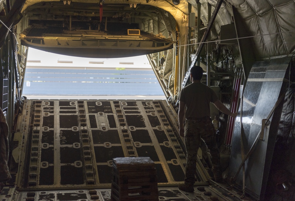 75th EAS delivers supplies to outpost in Kenya