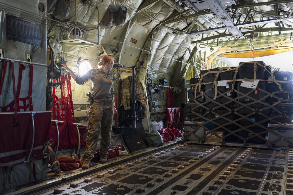 75th EAS delivers supplies to outpost in Kenya