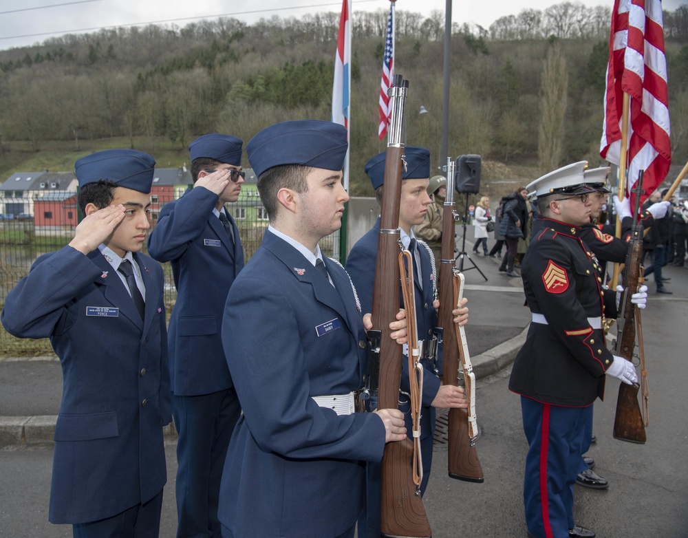 Spangdahlem Civil Air Patrol honors fallen WWII veteran, remembers Sauer River crossing