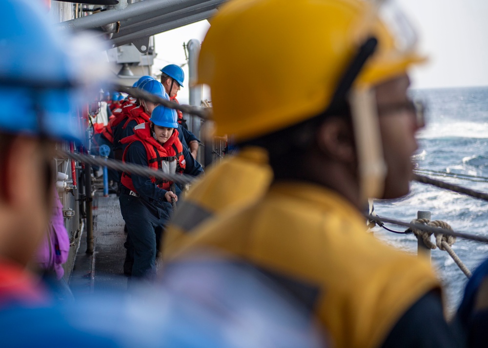 USS Normandy, USNS Supply Conduct Underway Replenishment