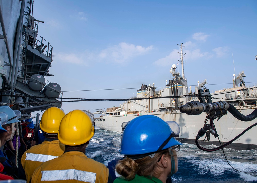 USS Normandy, USNS Supply Conduct Underway Replenishment