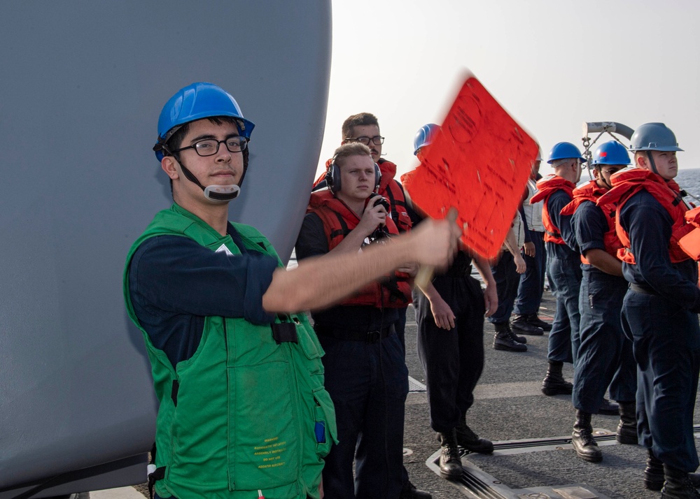 USS Normandy, USNS Supply Conduct Underway Replenishment