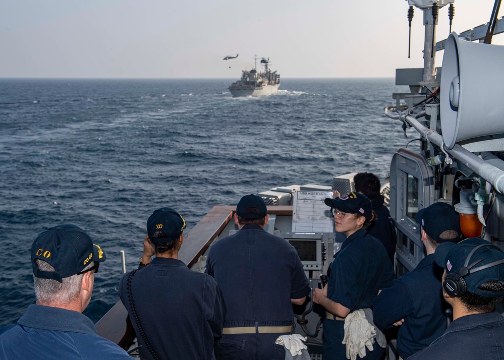 USS Normandy, USNS Supply Conduct Underway Replenishment