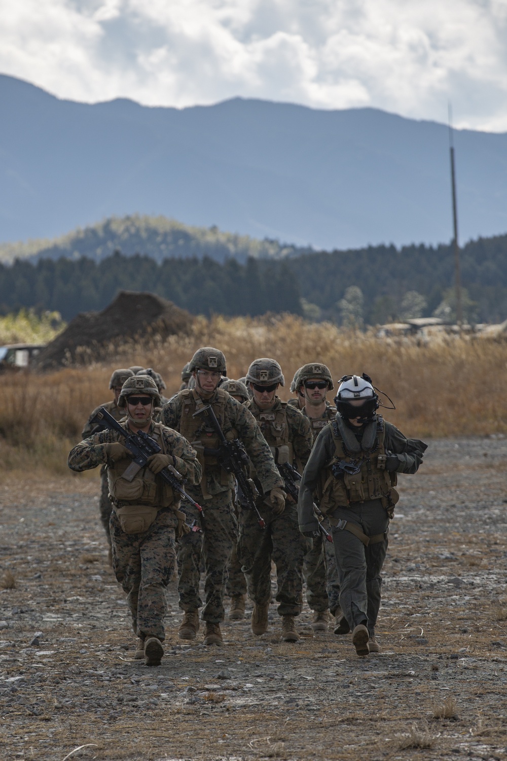 U.S. Marines, Japan Ground Self-Defense Force Conduct Bilateral Vertical Assault Training during Exercise Forest Light Western Army