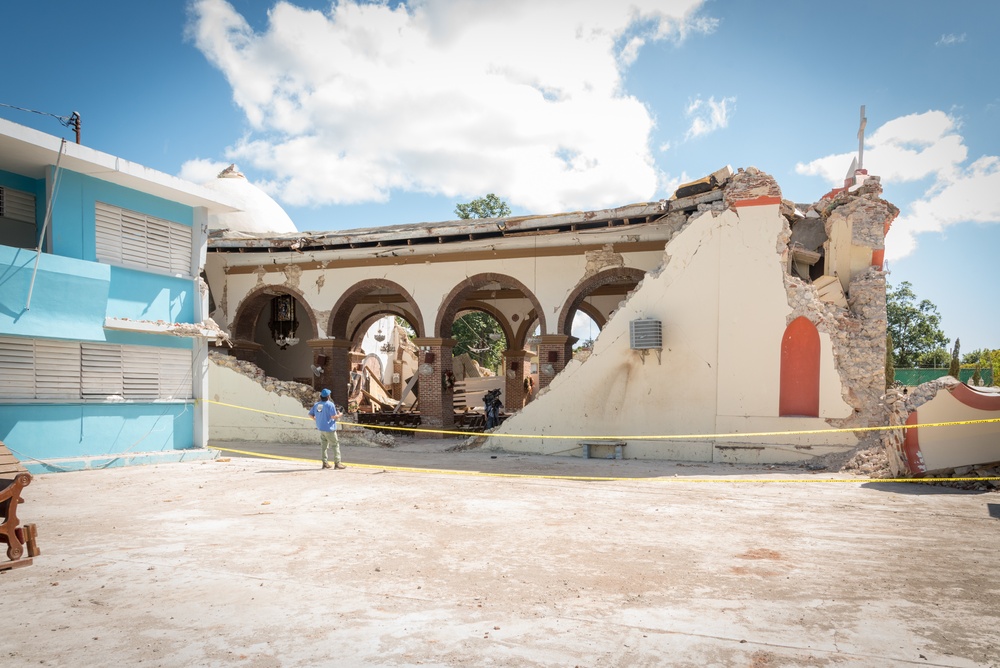 Earthquke Damage in Guayanilla, PR