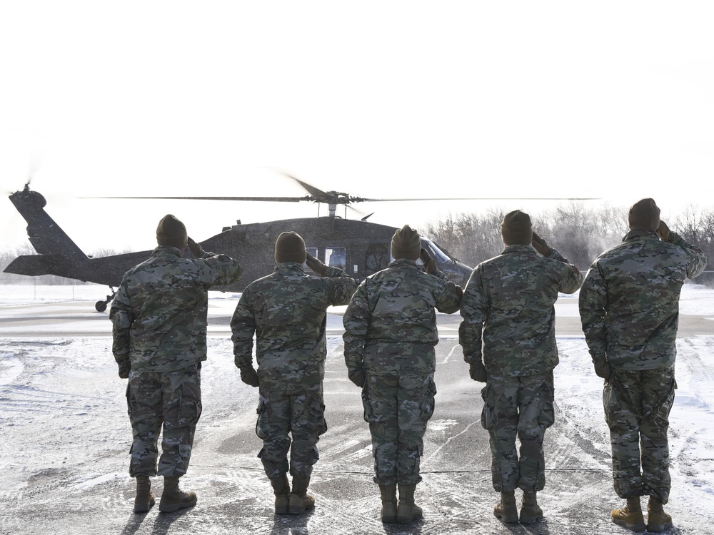 New Space Force Leader Visits Crew at Cavalier Air Station