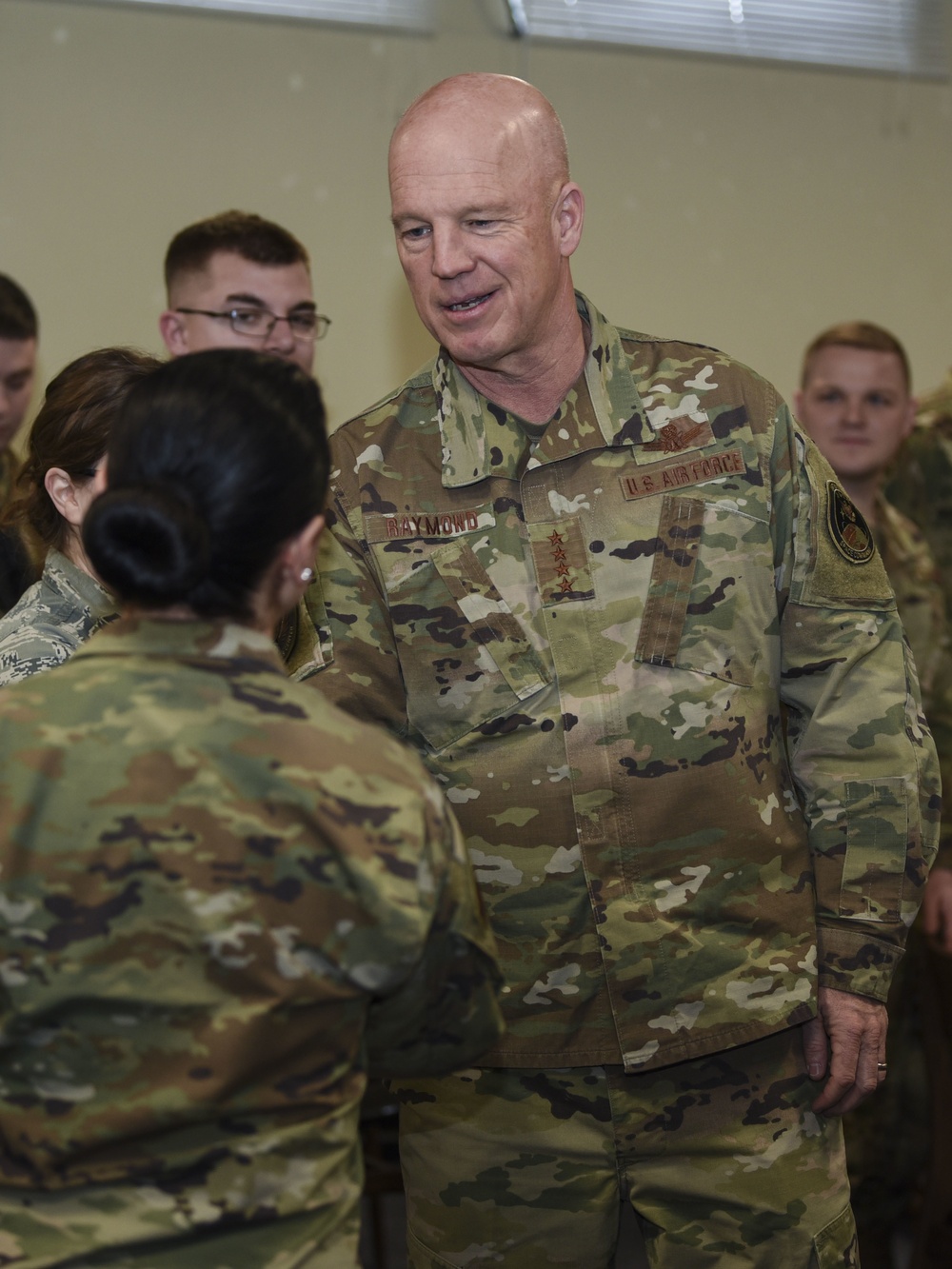 New Space Force Leader Visits Crew at Cavalier Air Station