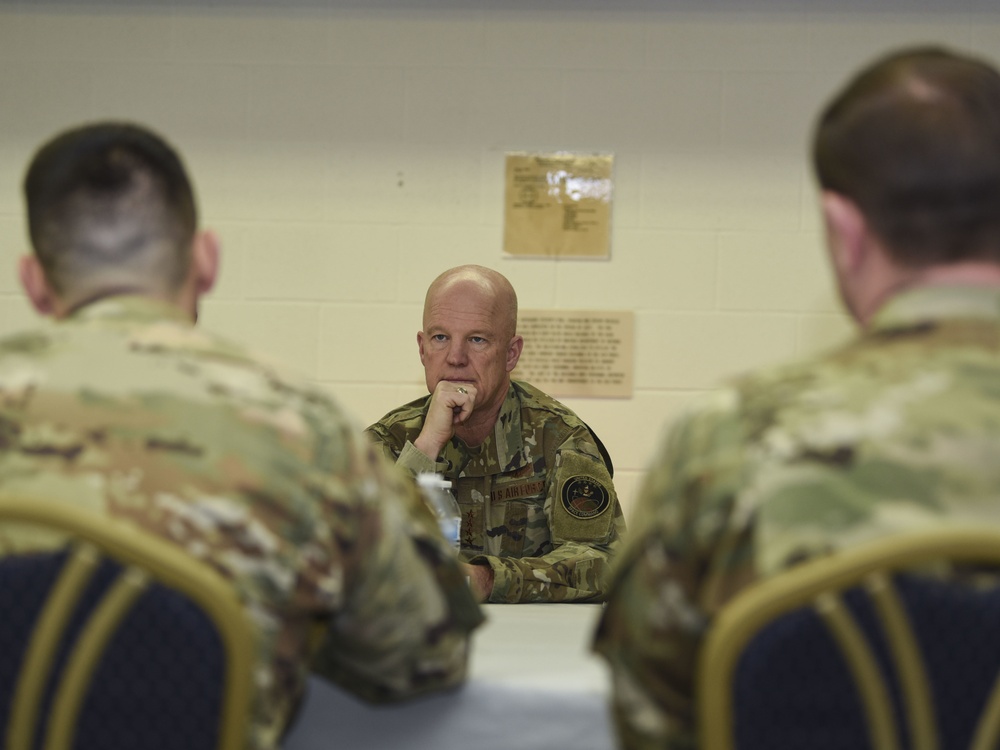 New Space Force Leader Visits Crew at Cavalier Air Station