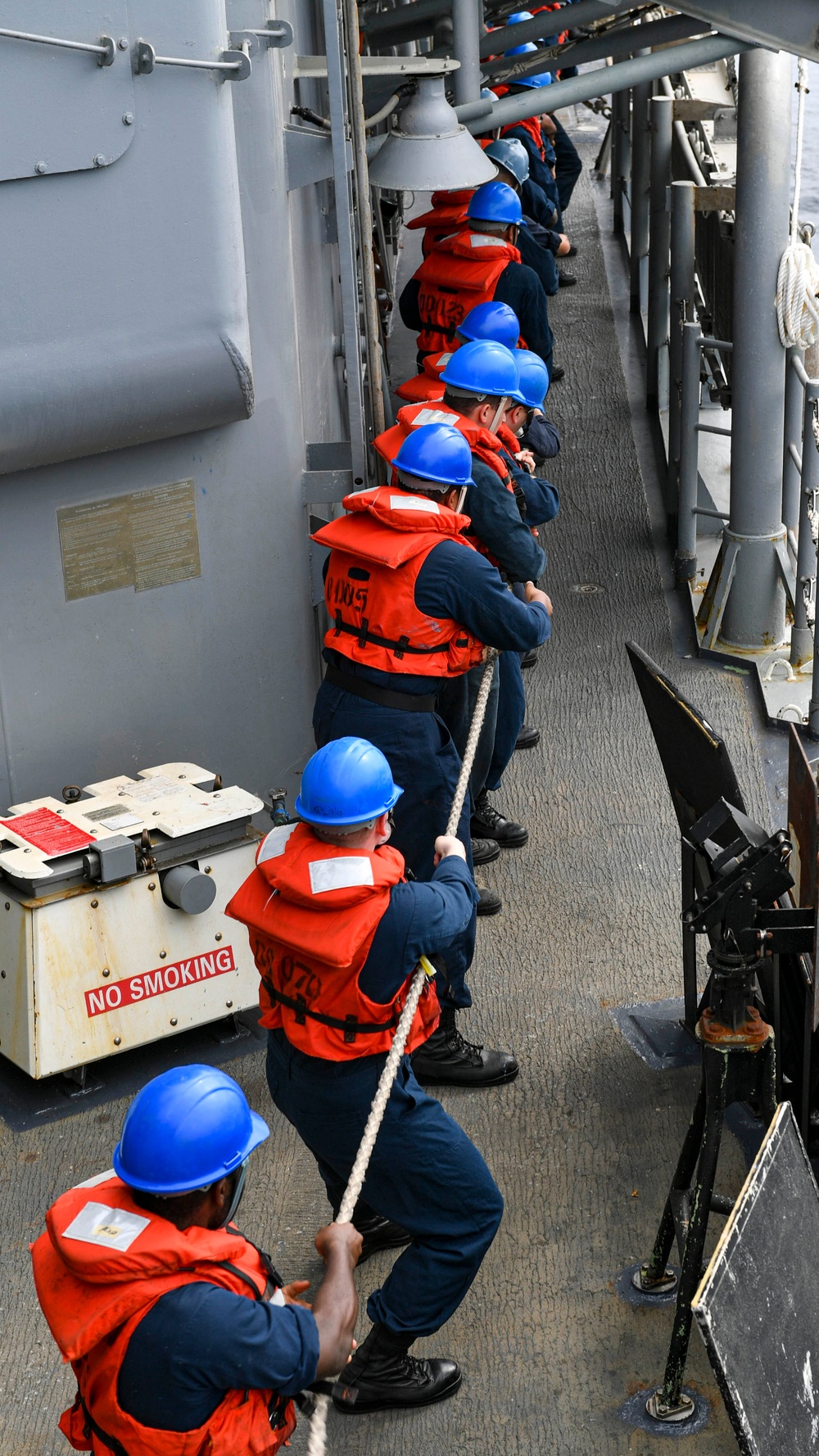 USS Normandy, USNS Supply Conduct Underway Replenishment