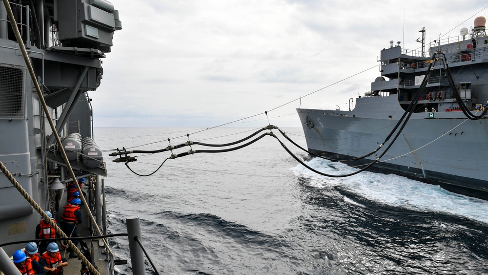 USS Normandy, USNS Supply Conduct Underway Replenishment