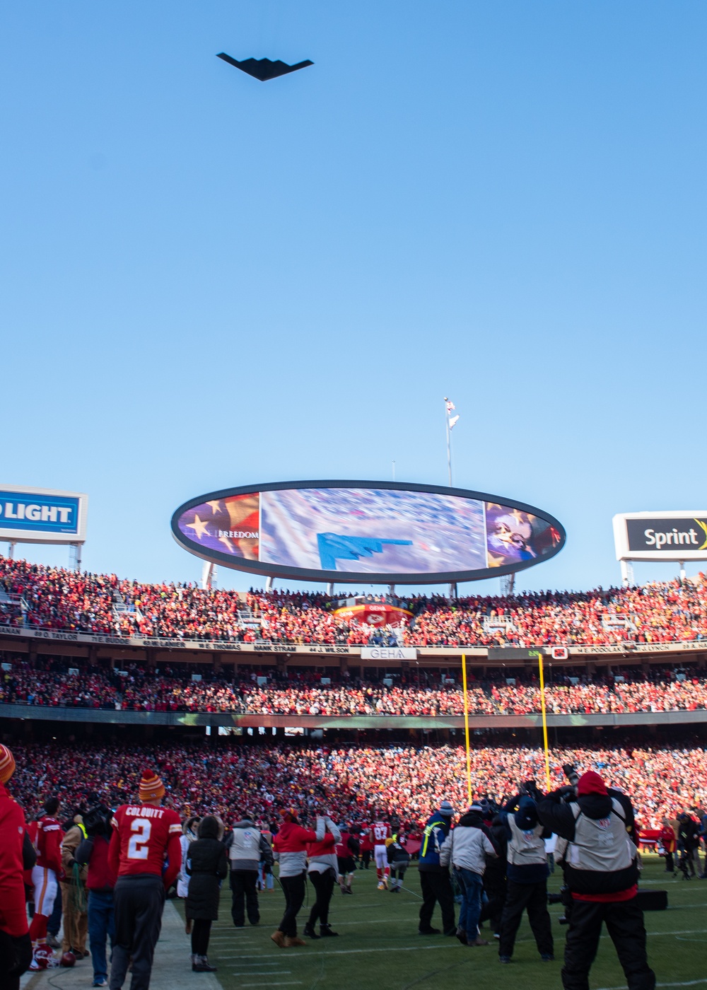 B-2 Stealth Bomber to fly over AFC Championship game at Arrowhea - KAKE