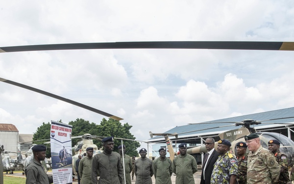 United States delivers MD-530F helicopters to Kenya Defense Force