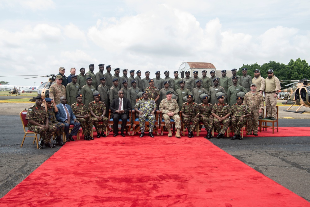 United States delivers MD-530F helicopters to Kenya Defense Force