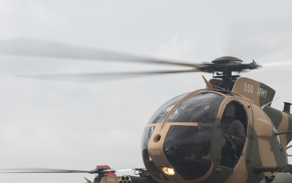 United States delivers MD-530F helicopters to Kenya Defense Force