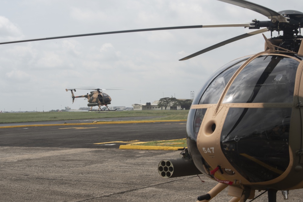 United States delivers MD-530F helicopters to Kenya Defense Force