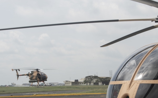 United States delivers MD-530F helicopters to Kenya Defense Force