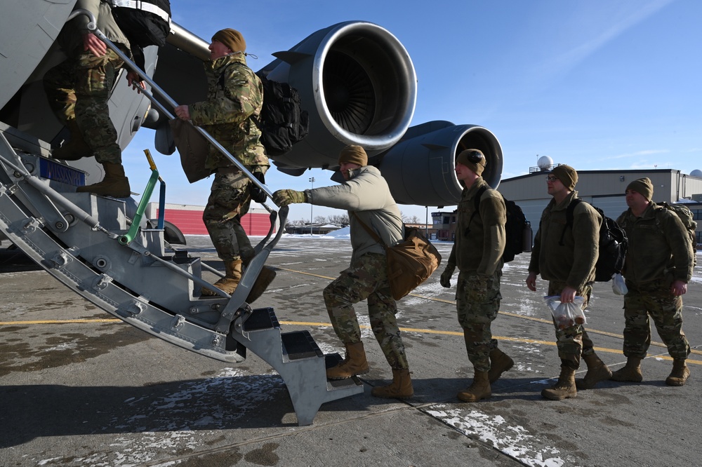 North Dakota Air National Guard members depart for Exercise Southern Strike 2020