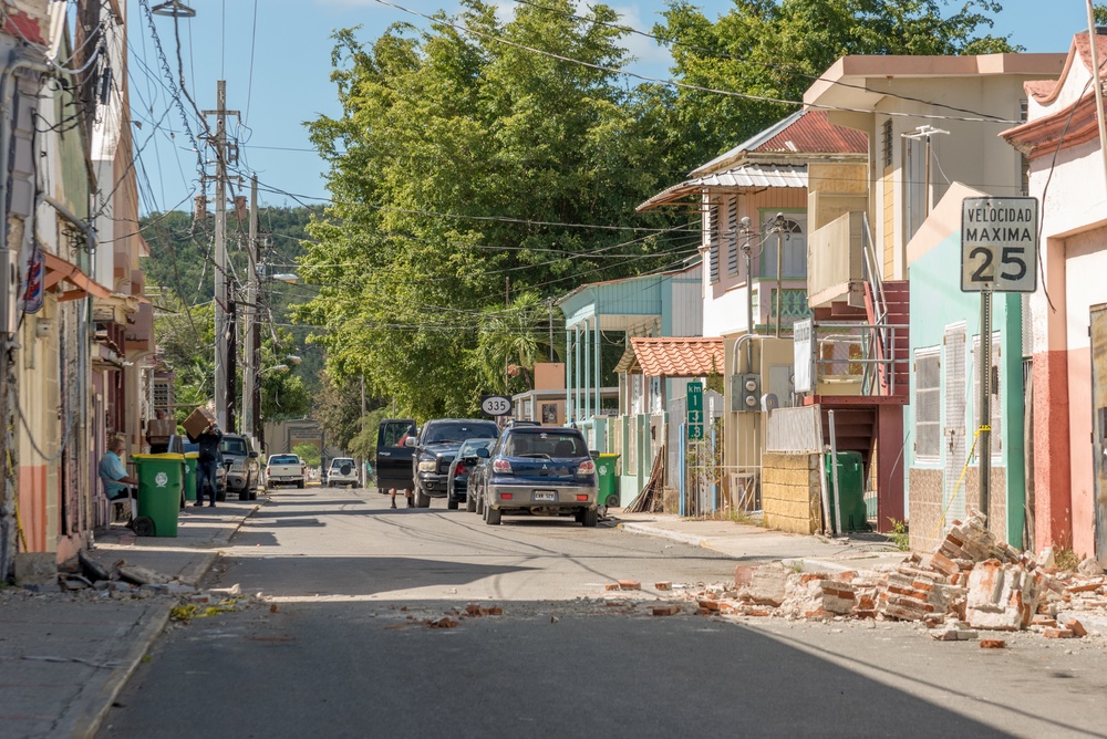 Quake Damage in Guayanilla, PR