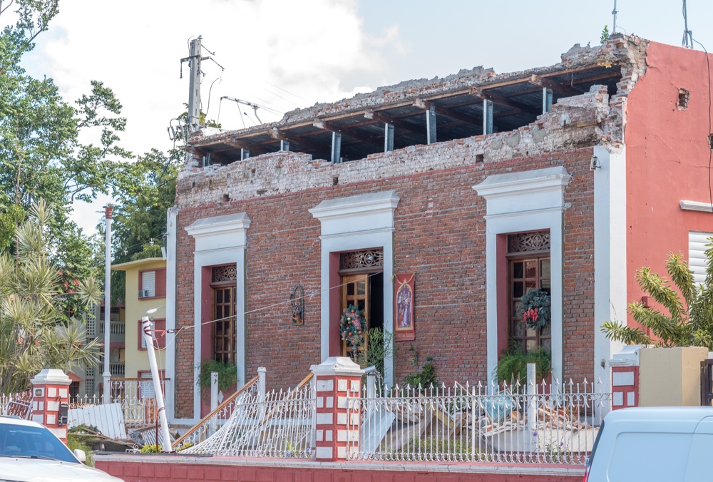Quake Damage in Guayanilla, PR