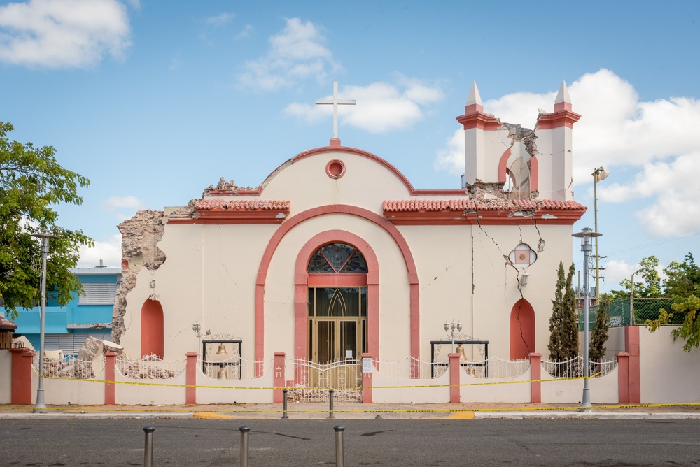 Quake Damage in Guayanilla, PR