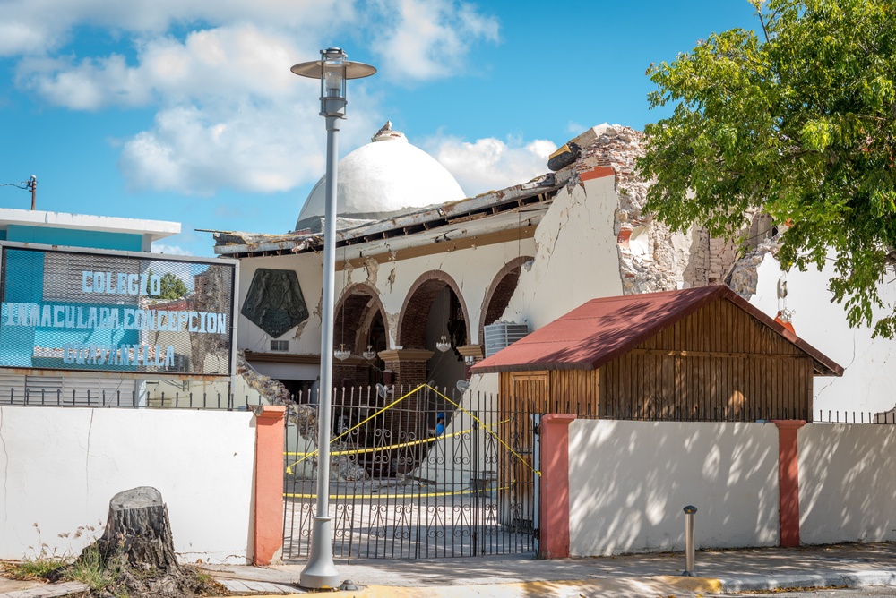 Quake Damage in Guayanilla, PR