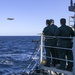 F/A-18F Super Hornet Flies By USS Normandy