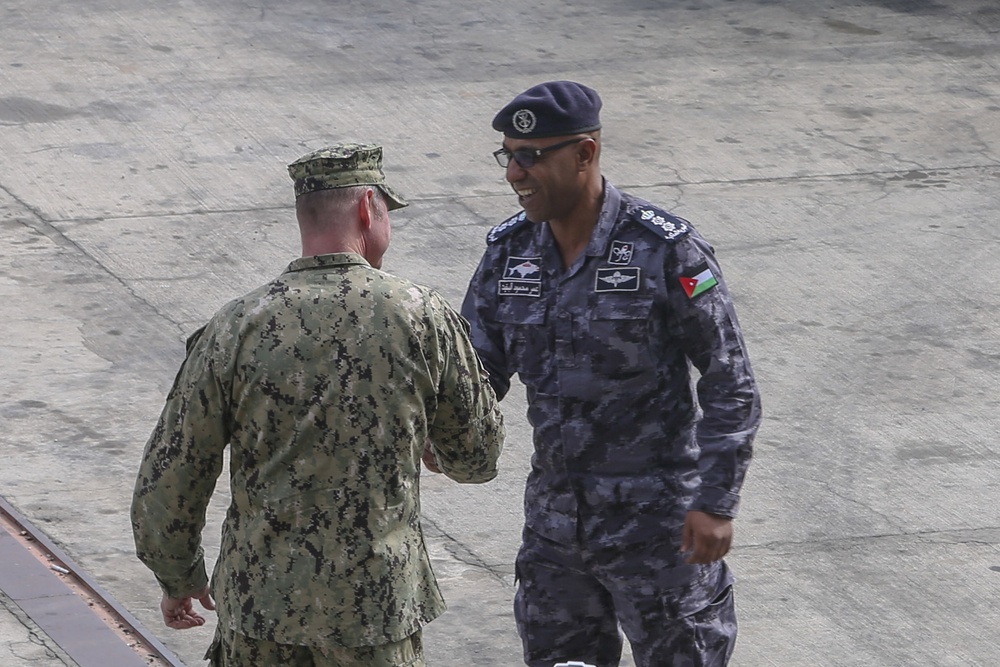 Royal Jordanian Navy Visits USS Bataan