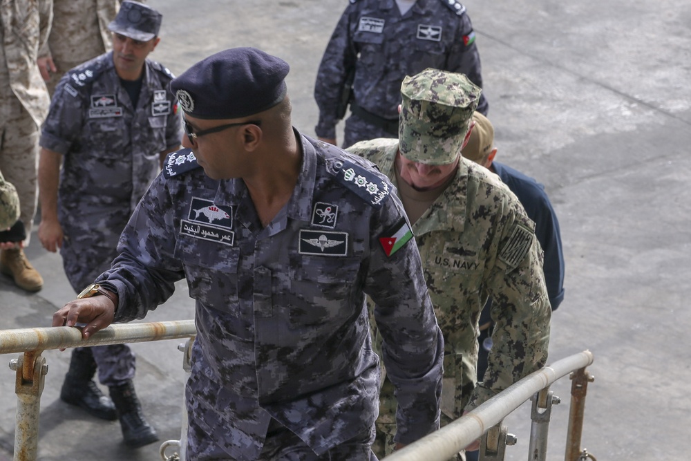 Royal Jordanian Navy Visits USS Bataan