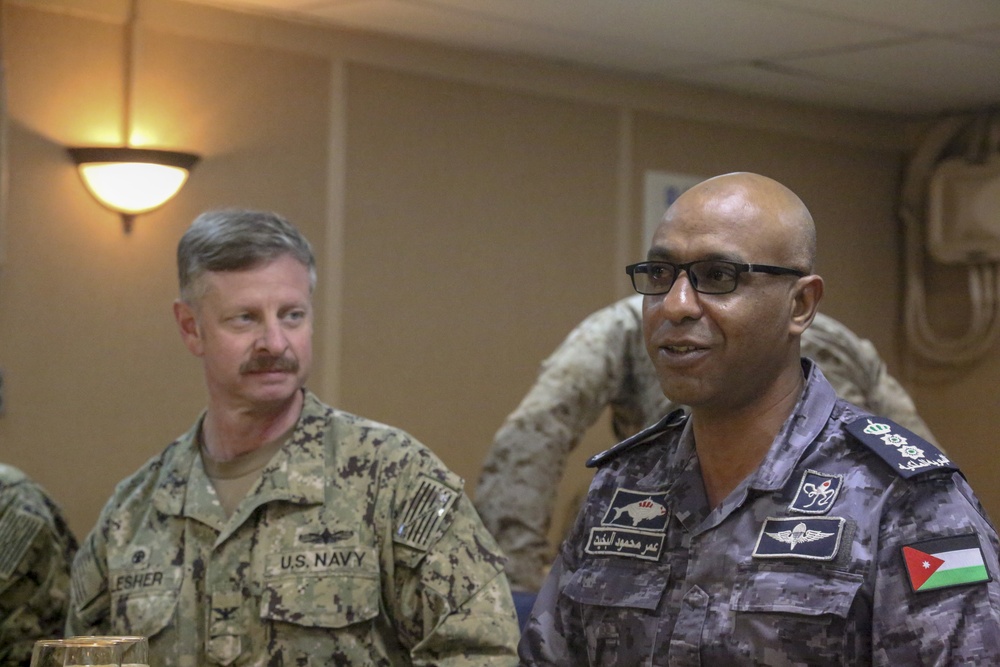 Royal Jordanian Navy Visits USS Bataan