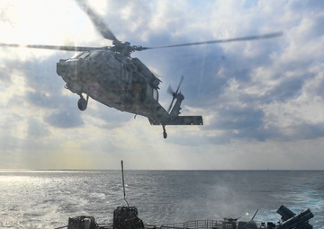 USS Normandy, USS Harry S. Truman Conduct Underway Replenishment With USNS Supply